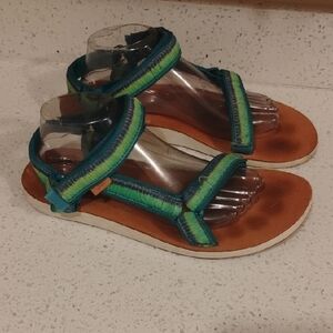 Kids Colorful SandalsTEVA Size 11 Women